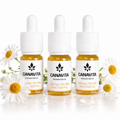 Full spectrum premium CBD oil 10% 3 - Bottles