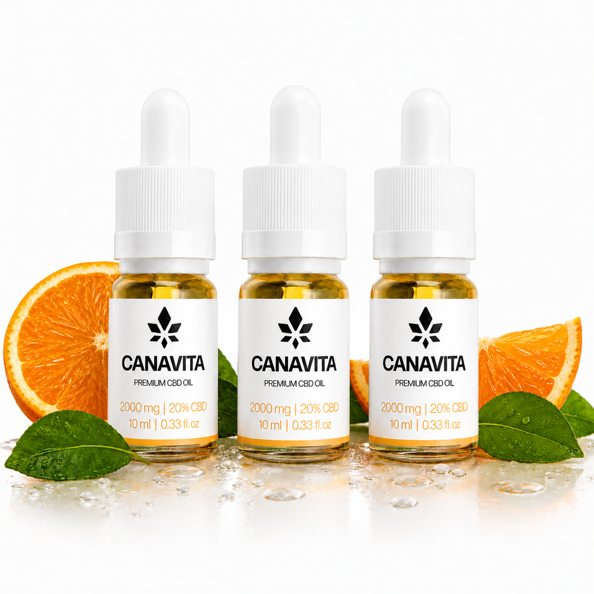 Full spectrum premium CBD oil 20% 3 - Bottles
