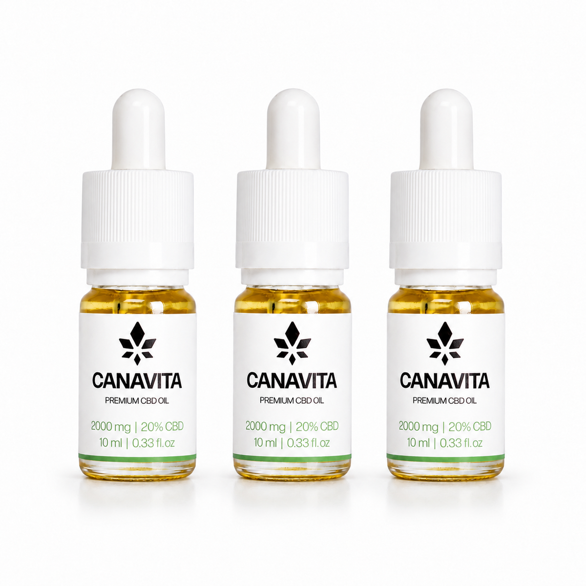 Full spectrum premium CBD oil 20% 3 - Bottles