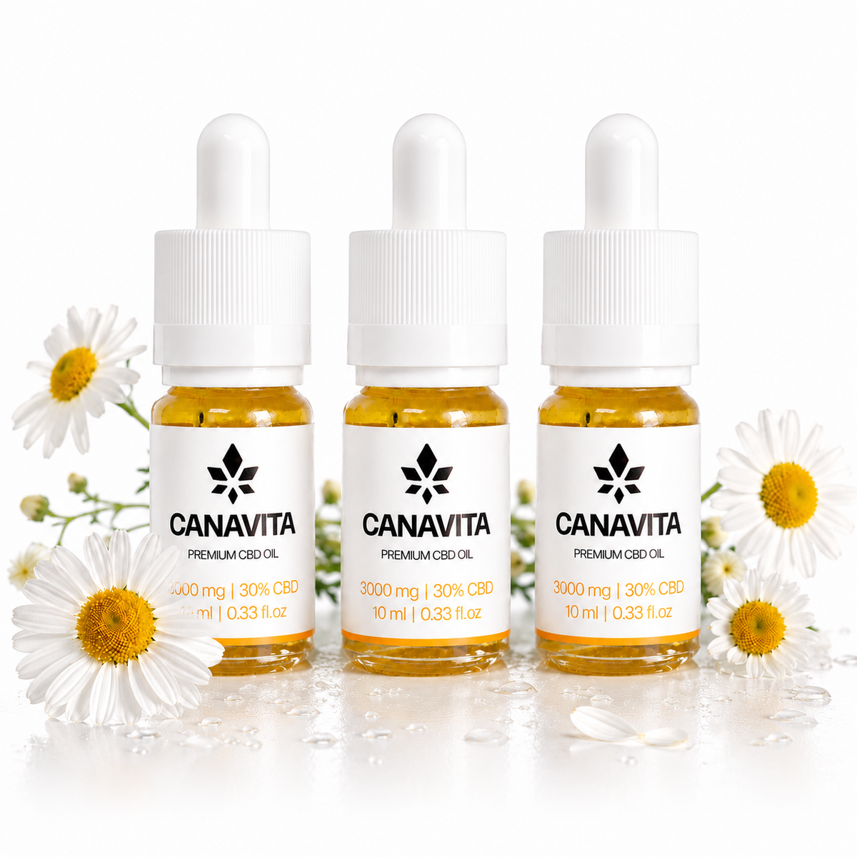 Full spectrum premium CBD oil 30% 3 - Bottles