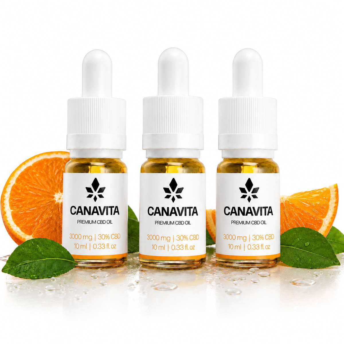 Full spectrum premium CBD oil 30% 3 - Bottles