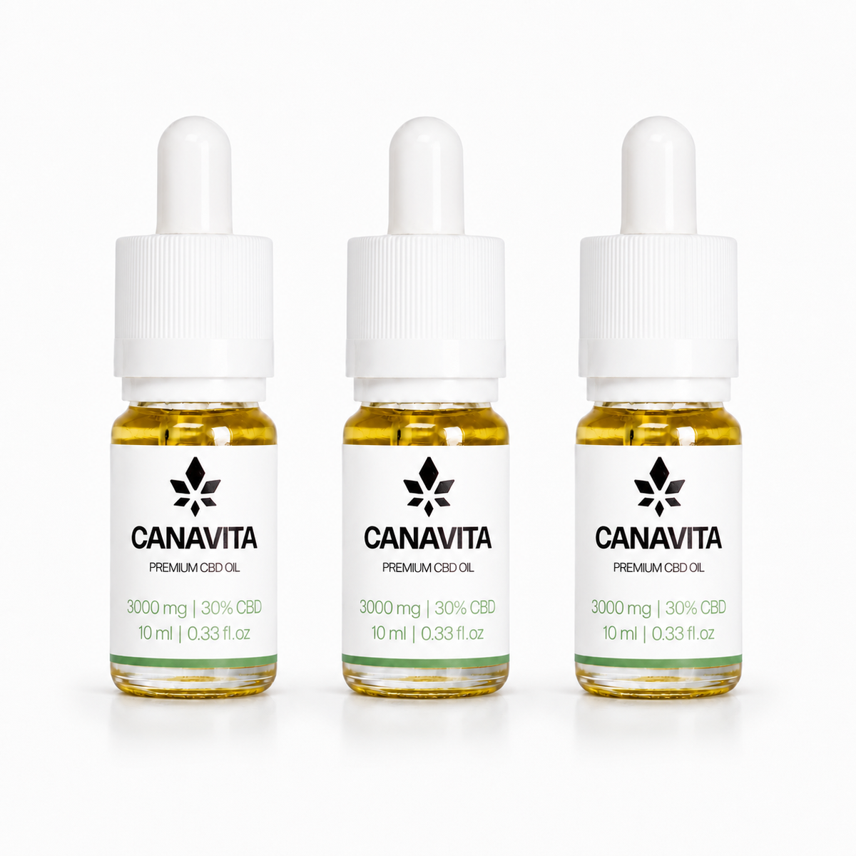 Full spectrum premium CBD oil 30% 3 - Bottles