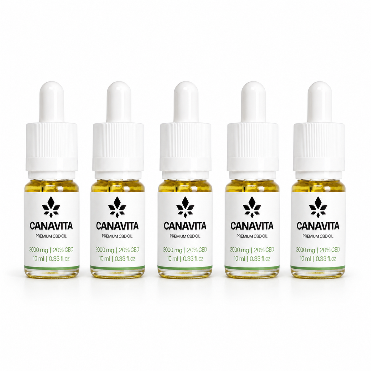 Full spectrum premium CBD oil 20% 5 - Bottles