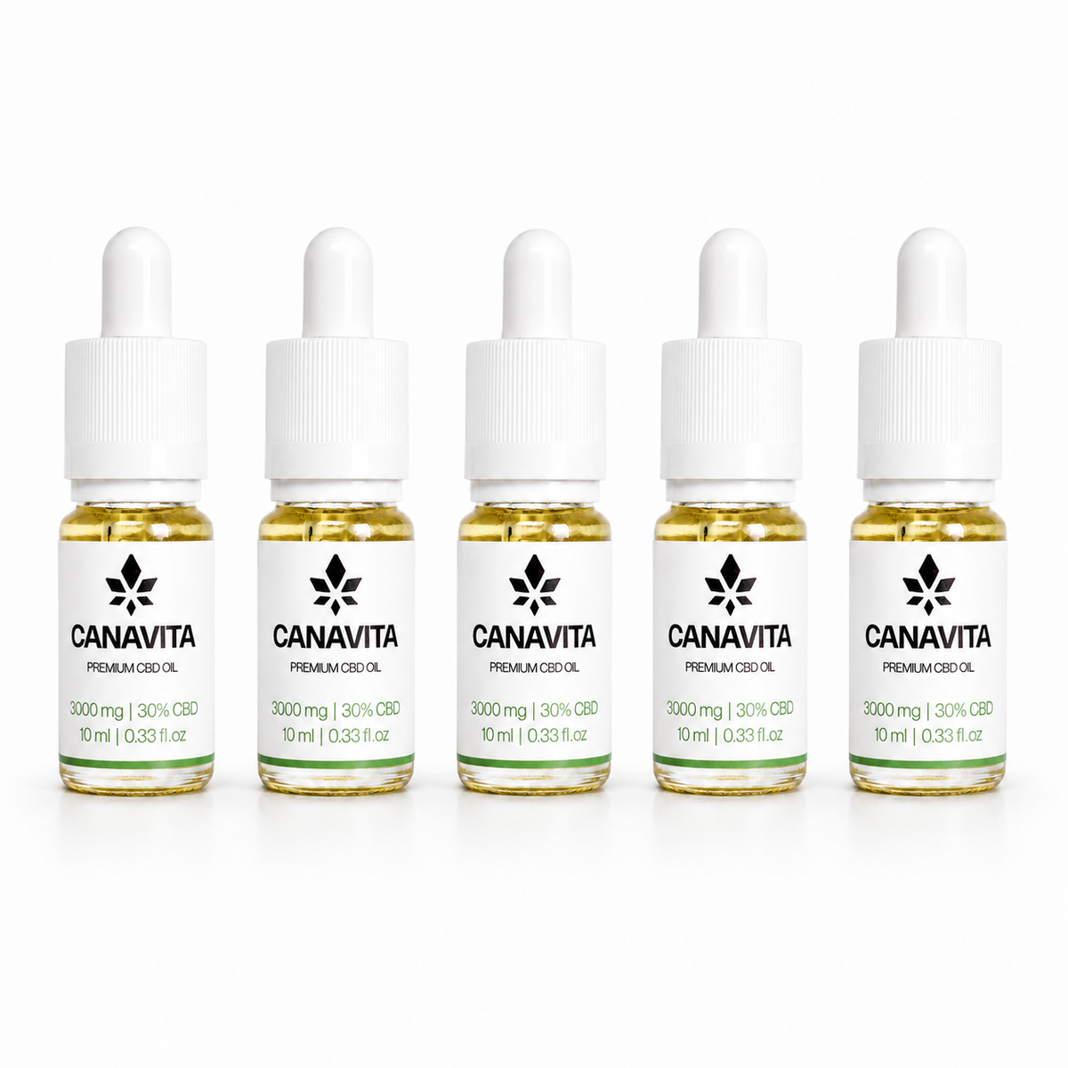 Full spectrum premium CBD oil 30% 5 - Bottles