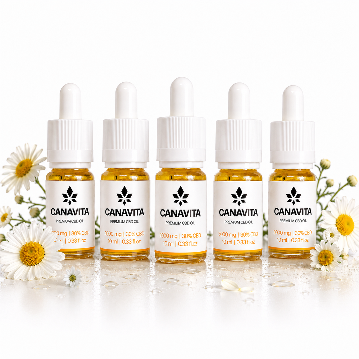 Full spectrum premium CBD oil 30% 5 - Bottles