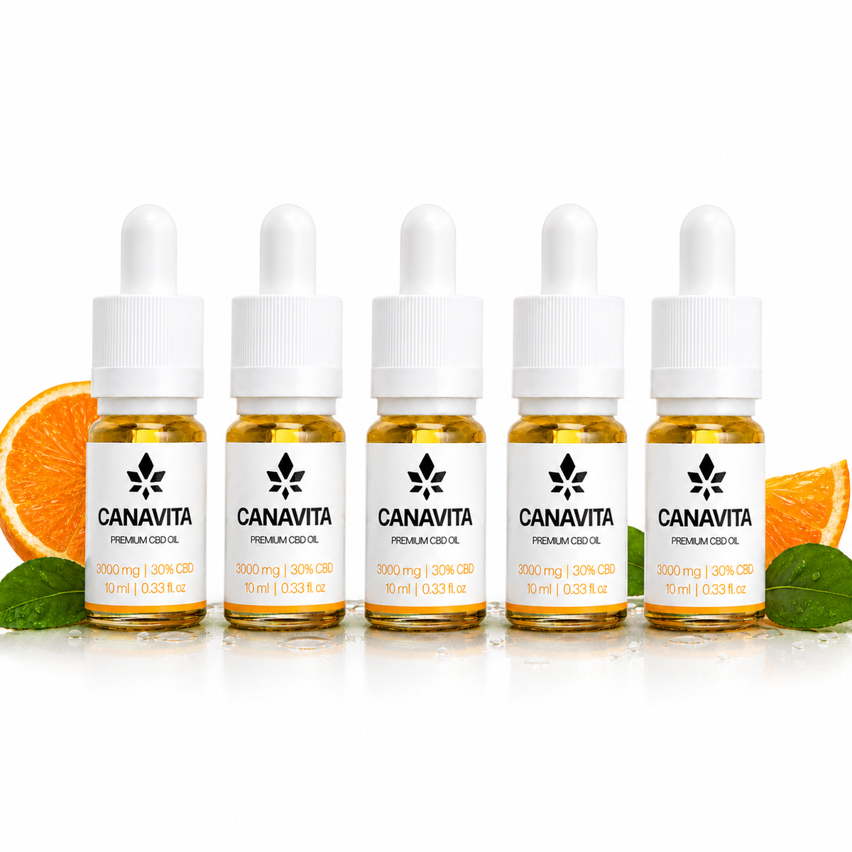 Full spectrum premium CBD oil 30% 5 - Bottles